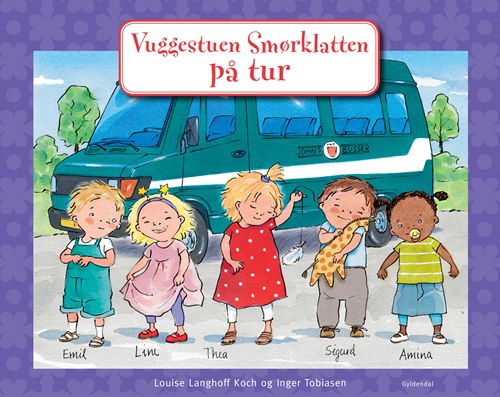 Cover for Inger Tobiasen; Louise Langhoff Koch · Vuggestuen Smørklatten: Vuggestuen Smørklatten på tur (Cardboard Book) [1er édition] (2010)