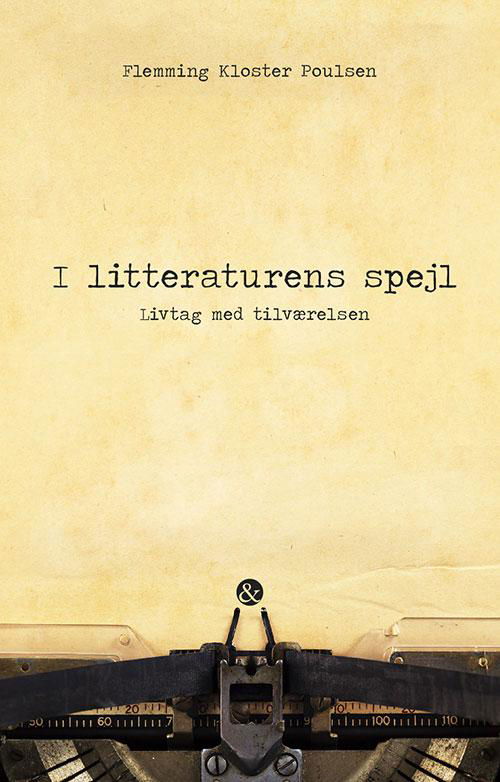 Cover for Flemming Kloster Poulsen · I litteraturens spejl (Sewn Spine Book) [1.º edición] (2015)