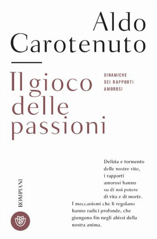 Cover for Aldo Carotenuto · Il Gioco Della Passioni. Dinamiche Dei Rapporti Amorosi (Book)