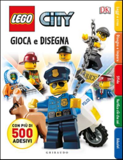 Cover for Vv Aa · Libri con adesivi: Lego City - Gioca e disegna (Pocketbok) (2014)