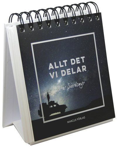 Cover for Peter Svärdsmyr · Allt det vi delar (Book) (2017)