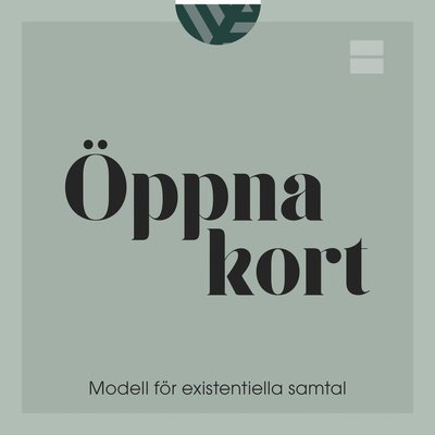 Cover for Pontus Nilsen Ida Hallgren · Öppna kort : modell för existentiella samtal (Oracle cards) (2023)