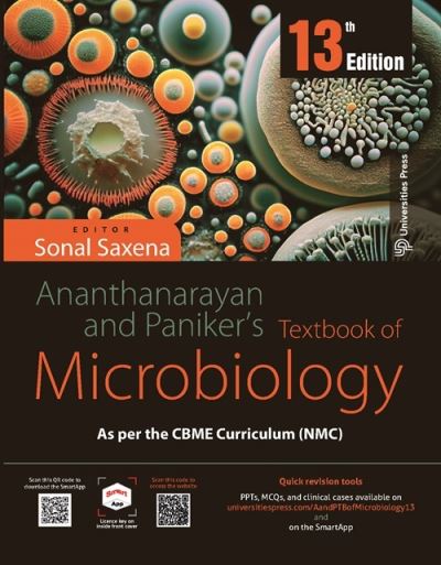 Ananthanarayan And Panikers Textbook Of Microbiology - Sonal Saxena - Books - Universities Press - 9789393330659 - July 30, 2023