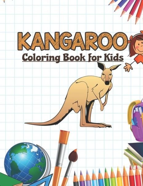 Cover for Neocute Press · Kangaroo Coloring Book for Kids (Paperback Bog) (2020)