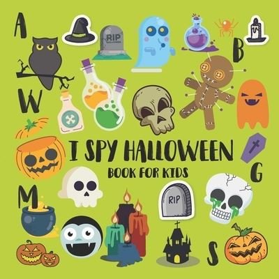 Cover for Tam Tim · I Spy Halloween Book for Kids (Paperback Bog) (2020)