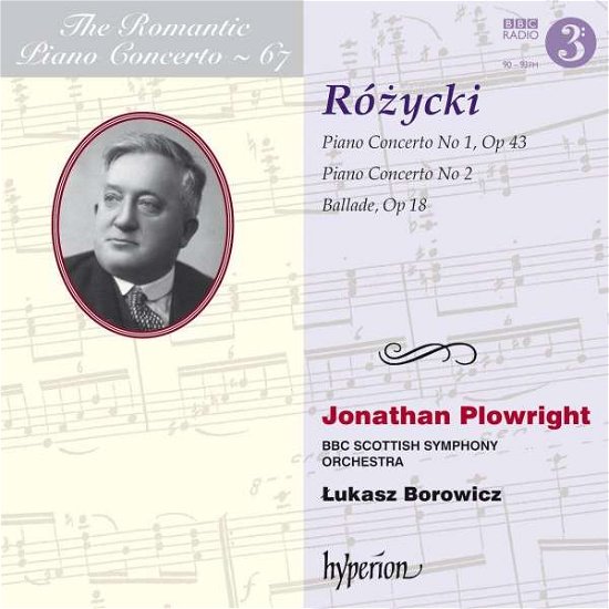 Cover for Jonathan Plowright Lukasz Bor · Rozycki Piano Concertos (CD) (2016)