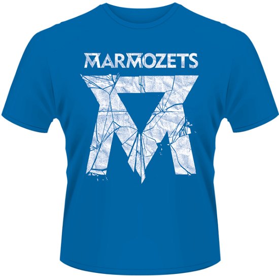 Cover for Marmozets · Smashed Blue (T-shirt) [size S] [Black edition] (2015)