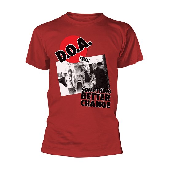 Cover for D.o.a. · Something Better Change (T-shirt) [size XXL] [Red edition] (2018)