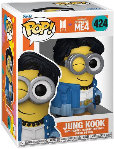FUNKO POP! Movies: Despicable Me 4 - Jung Kook - BTS Funko Pop! Rocks: - Produtos - Funko - 0889698859660 - 5 de dezembro de 2024