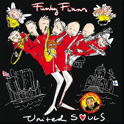 Cover for Funky Finns Feat. Bentality · United Souls (LP) (2023)