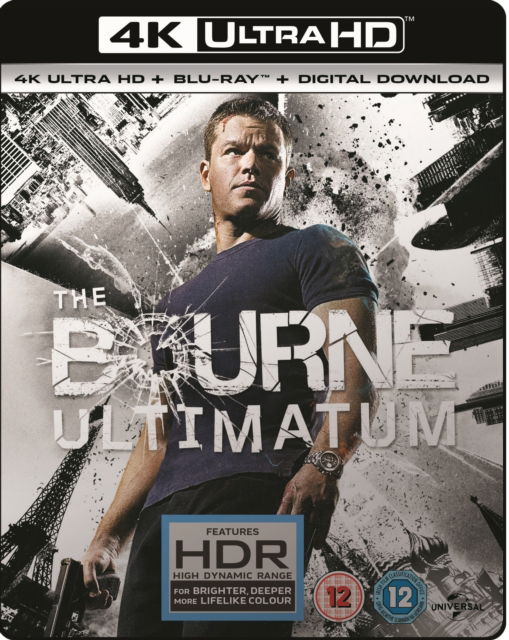 Cover for Bourne - The Bourne Ultimatum (4K Ultra HD) (2016)