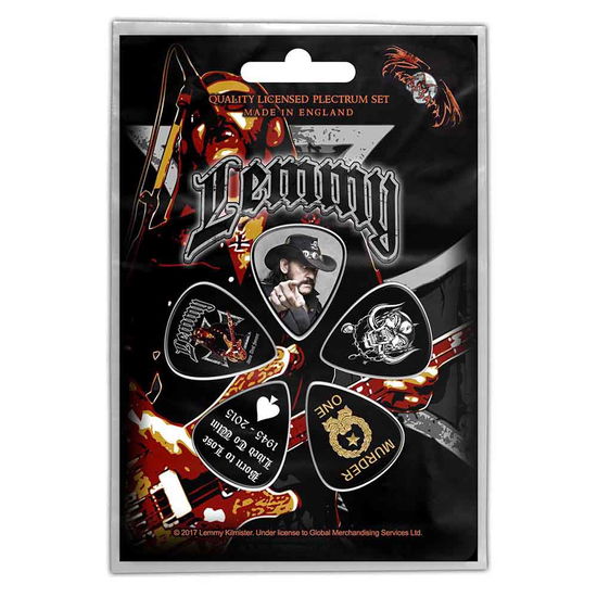 Lemmy Plectrum Pack: Stone Death Forever - Lemmy - Produtos - - 5055339787660 - 25 de maio de 2018