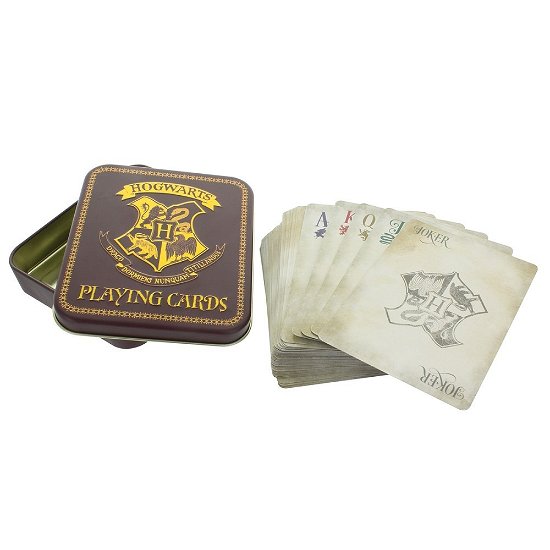 Harry Potter Hogwarts Playing Cards V2 - Paladone - Produtos - Paladone - 5055964716660 - 7 de fevereiro de 2019
