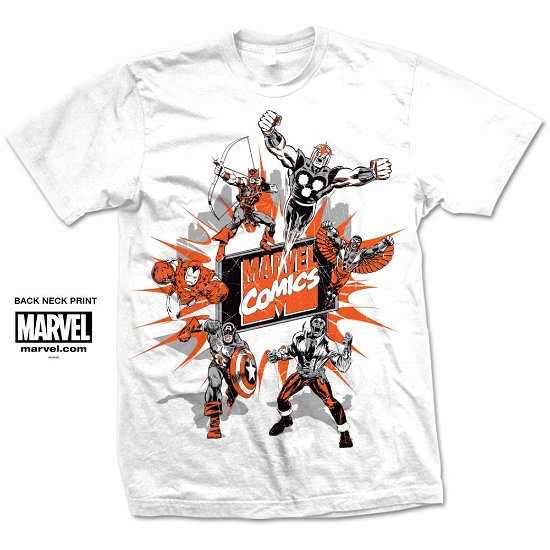 Marvel Comics Unisex T-Shirt: Marvel Montage 2. - Marvel Comics - Merchandise - Bravado - 5055979905660 - 
