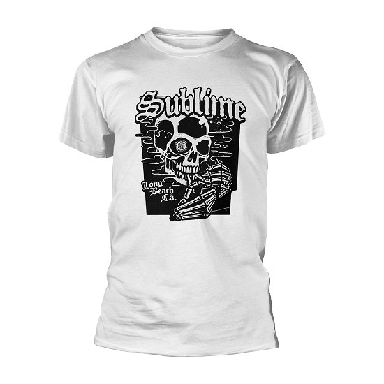Cover for Sublime · Black Skull (T-shirt) [size S] [White edition] (2019)