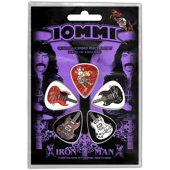 Tony Iommi Plectrum Pack: Iron Man - Tony Iommi - Koopwaar -  - 5056365707660 - 