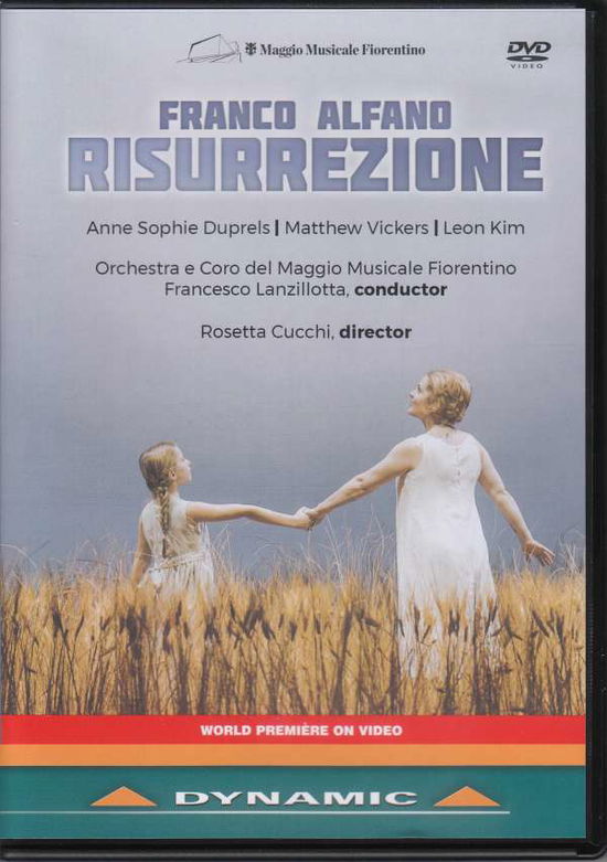 Cover for Francesco Lanzillotta · Franco Alfano: Risurrezione (DVD) (2021)