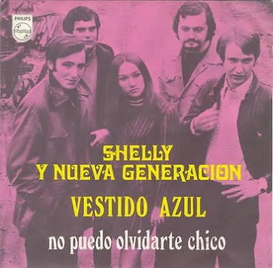Cover for Shelly Y Nueva Generacion · Vestido Azul (7&quot;) (2024)