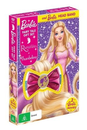 Cover for N/a · Barbie Thumbelina / Barbie As Rapunzel / Barbie Fairy Tale Pack + Gift with Purchase (DVD) (2018)