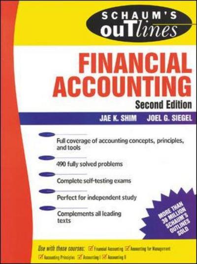 Cover for Jae Shim · Schaum's Outline of Financial Accounting 2 Ed. (Paperback Book) (1999)