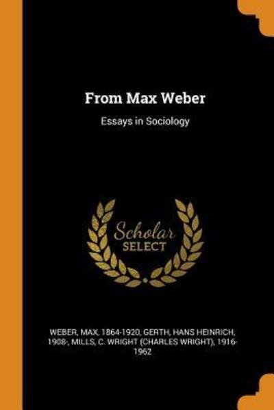 Cover for Max Weber · From Max Weber: Essays in Sociology (Paperback Book) (2018)