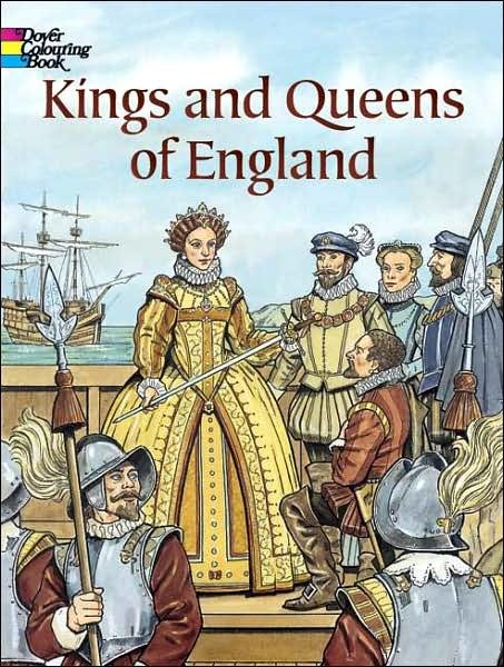 Cover for John Green · Kings and Queens of England Coloring Book - Dover History Coloring Book (Taschenbuch) (2005)