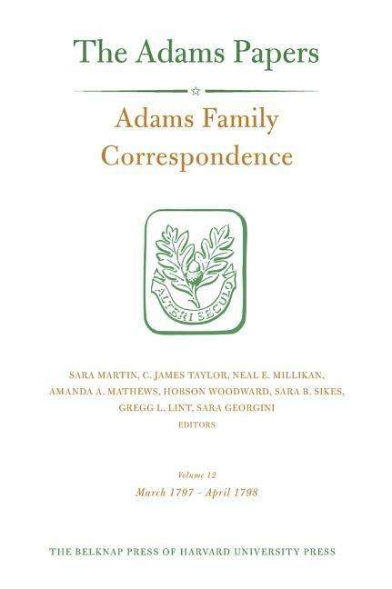 Cover for Adams Family · Adams Family Correspondence - Adams Papers (Hardcover Book) (2015)