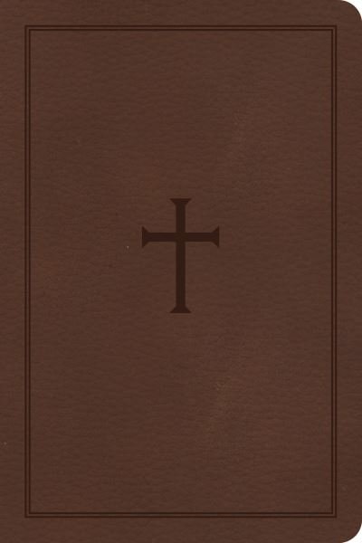Cover for C. S. B. Bibles CSB Bibles by Holman · CSB Large Print Compact Reference Bible, Brown Leathertouch (Book) (2023)