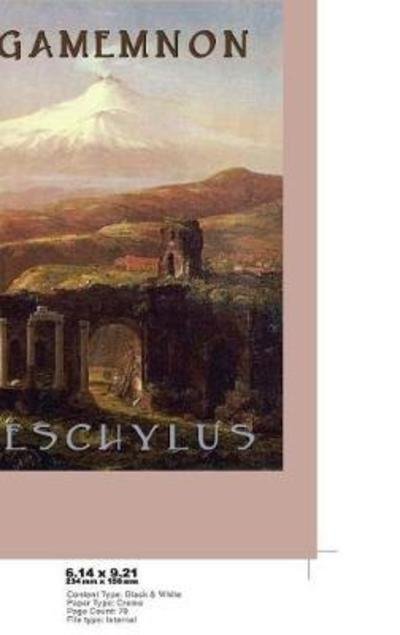 Cover for Aeschylus Aeschylus · Agamemnon (Innbunden bok) (2018)