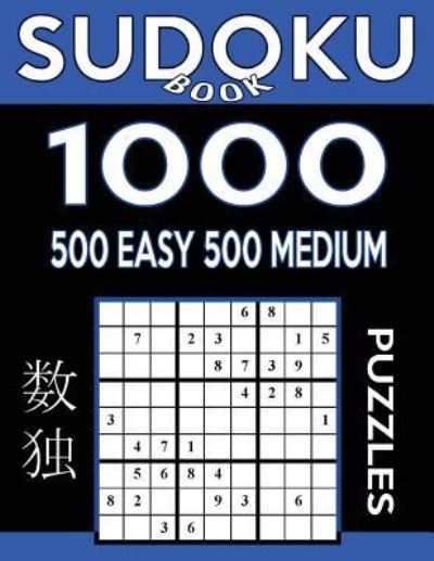 Cover for Sudoku Book · Sudoku Book 1,000 Puzzles, 500 Easy and 500 Medium (Pocketbok) (2017)