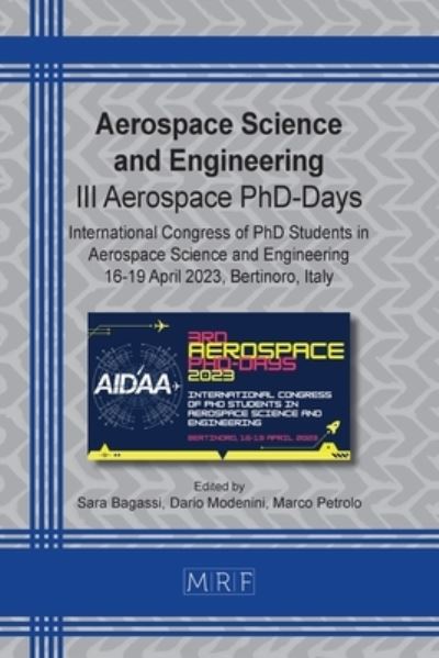 Cover for Sara Bagassi · Aerospace Science and Engineering (Book) (2023)