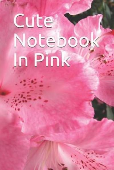 Cover for Peter Wright · Cute Notebook in Pink (Paperback Book) (2018)