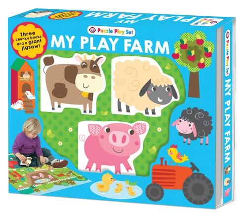 Cover for Roger Priddy · Farm Puzzle Playset (Hardcover Book) (2017)