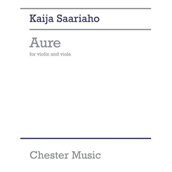 Cover for Kaija Saariaho · Aure: Pod (DIV) (2020)