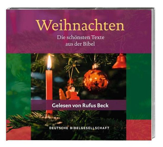 Cover for Martin Luther · Weihnachten. Die schönsten Texte aus der Bibel. Gelesen von Rufus Beck (CD) (2020)