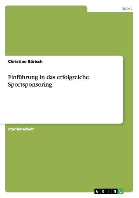 Cover for Bärisch · Einführung in das erfolgreiche (Book) [German edition] (2007)