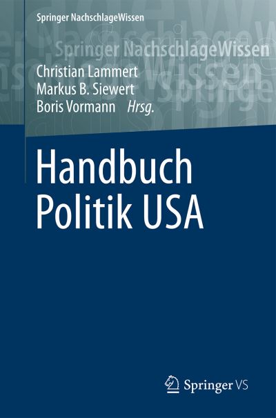 Cover for Christian Lammert · Handbuch Politik USA (Hardcover Book) (2015)