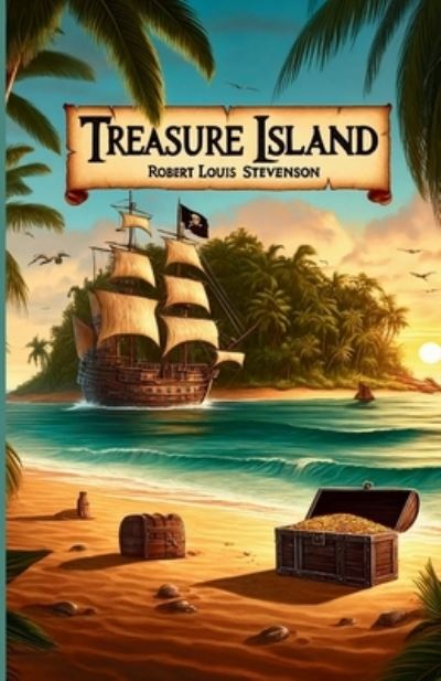 Cover for Robert Louis Stevenson · Treasure Island (Illustrated) (Paperback Book) (2024)