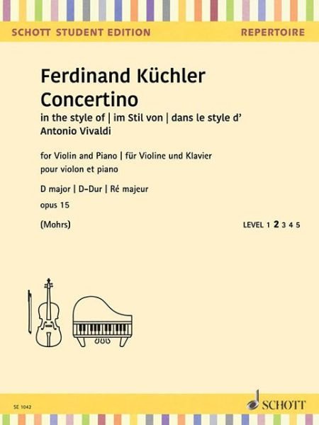 Cover for Küchler · Concertino D-Dur,Vl+Kl (Bog) (2019)