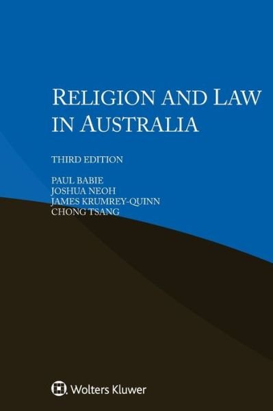 Cover for Babie Paul Babie · Religion and Law in Australia (Paperback Book) (2022)