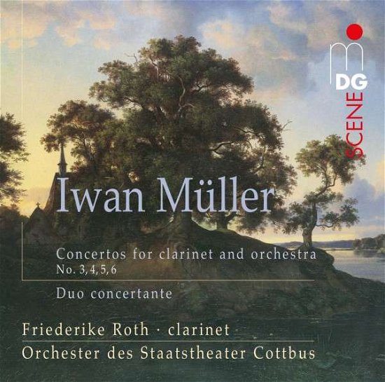 Cover for Roth, Friederike / Philharmonisches Orchester des Staatsheaters Cottbus / Christ, Evan · Concertos for Clarinet and Orchestra No.  3, 4, 5, 6 / Duo Concertante MDG Klassisk (SACD) (2014)