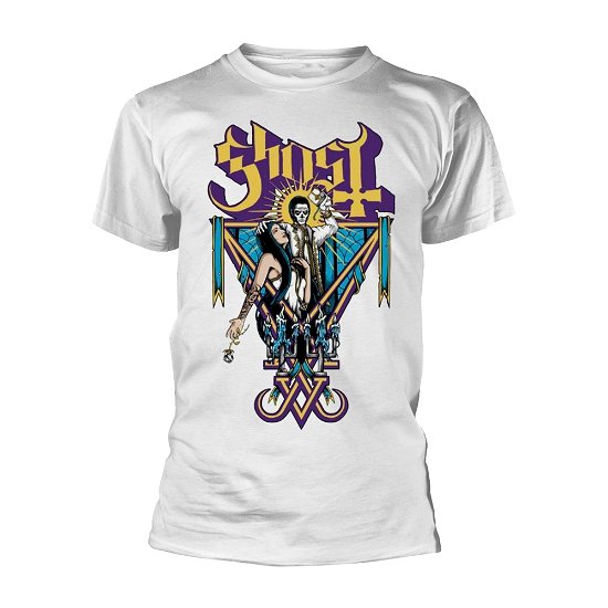 Cover for Ghost · Blessed (T-shirt) [size XXL] [White edition] (2018)