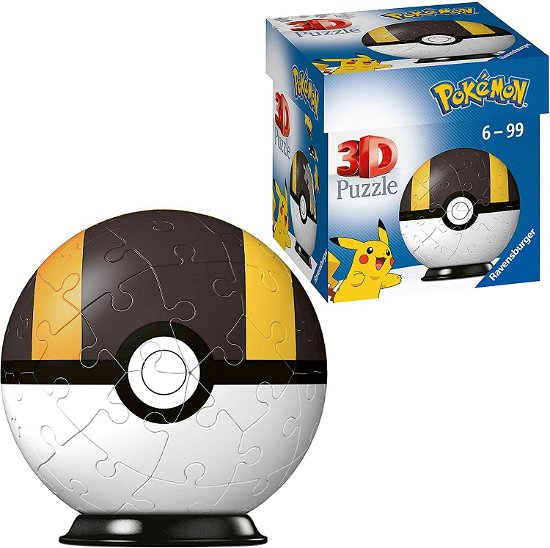 Pokémon 3D Puzzle Pokéballs: Hyperball (54 Teile) - Ravensburger - Gadżety - Ravensburger - 4005556112661 - 29 lipca 2023