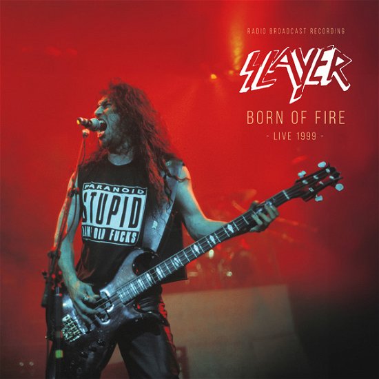 Cover for Slayer · Born of Fire, Live 1999 (Red Vinyl) (LP) (2023)