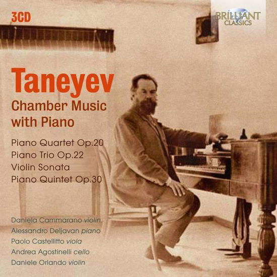 Chamber Music with Piano - Taneyev / Deljavan - Musik - BRILLIANT CLASSICS - 5028421957661 - 7 juni 2019