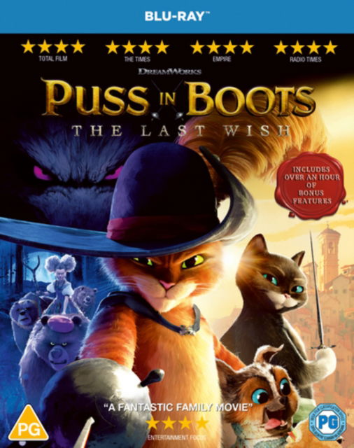 Puss In Boots The Last Wish - Puss in Boots the Last Wish BD - Elokuva - Universal Pictures - 5053083256661 - maanantai 8. toukokuuta 2023