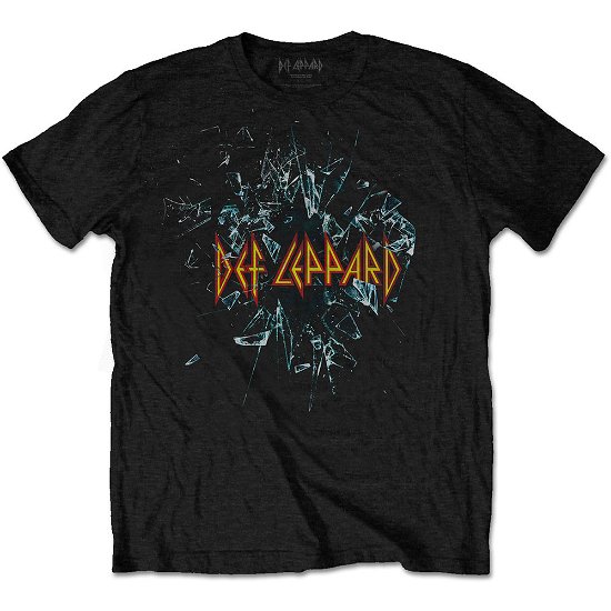 Cover for Def Leppard · Def Leppard Unisex T-Shirt: Shatter (T-shirt) [size L] [Black - Unisex edition]