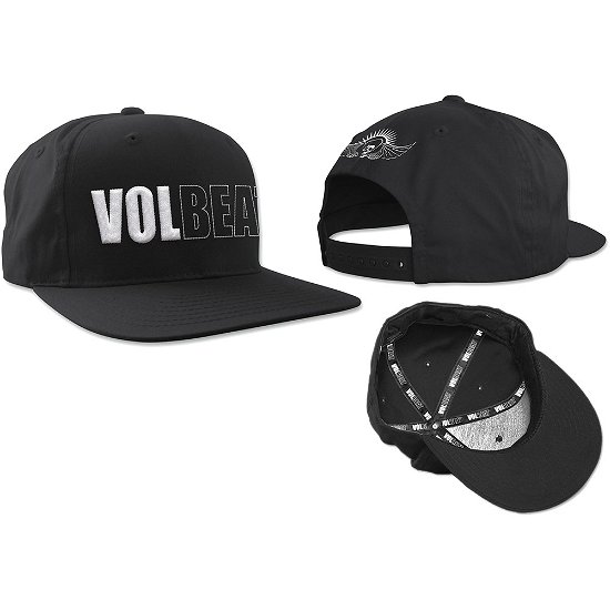 Cover for Volbeat · Volbeat Unisex Snapback Cap: Logo (TØJ) [Black - Unisex edition]