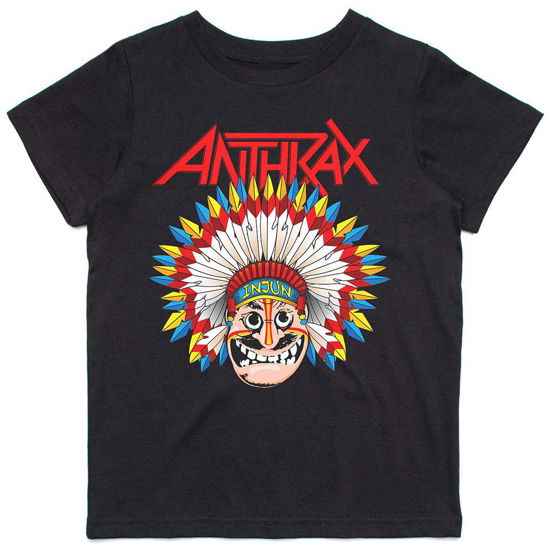 Cover for Anthrax · Anthrax Kids T-Shirt: War Dance (12-13 Years) (T-shirt) [size 12-13yrs] [Black - Kids edition]
