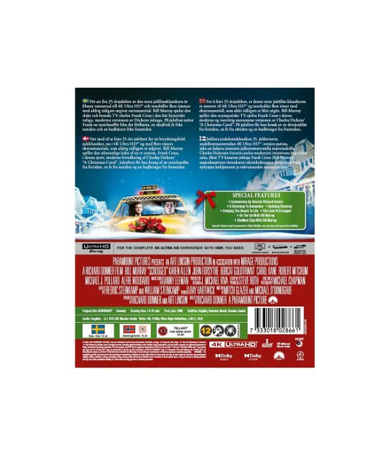 Scrooged - Remasterd (4k) -  - Filmes - Paramount - 7333018028661 - 6 de novembro de 2023